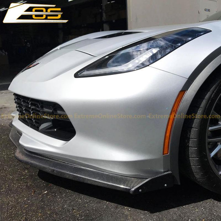 Corvette C7 Stage 2 / Stage 3 Front Splitter &amp; Side Skirts - Extreme Online Store