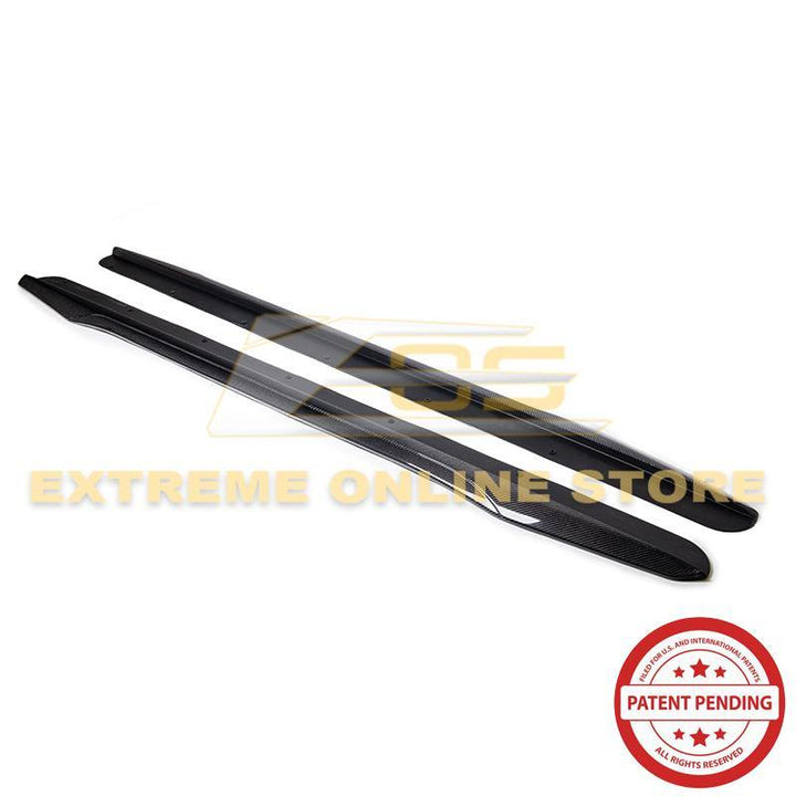 2009-14 Cadillac CTS-V Carbon Fiber Side Skirts - Extreme Online Store