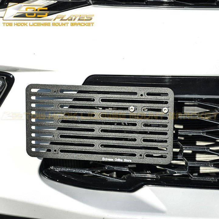 Tow Hook License Plate Mount Bracket For 16-Up Camaro SS - ExtremeOnlineStore
