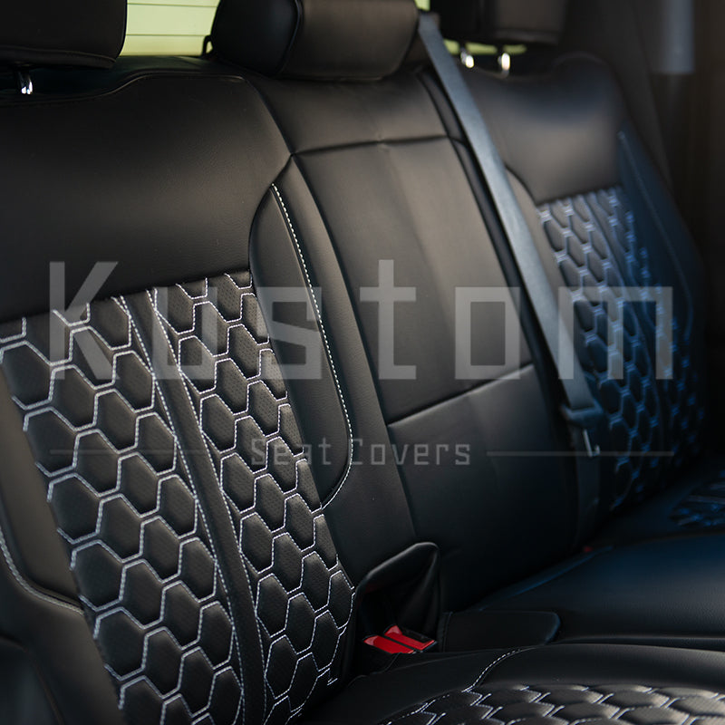 2019-Up Chevrolet Silverado Premium Custom Leather Seat Covers