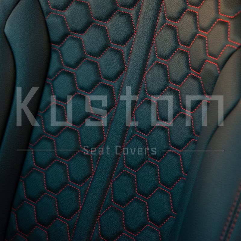 6th Gen Camaro Coupe Custom Leather Seat Covers
