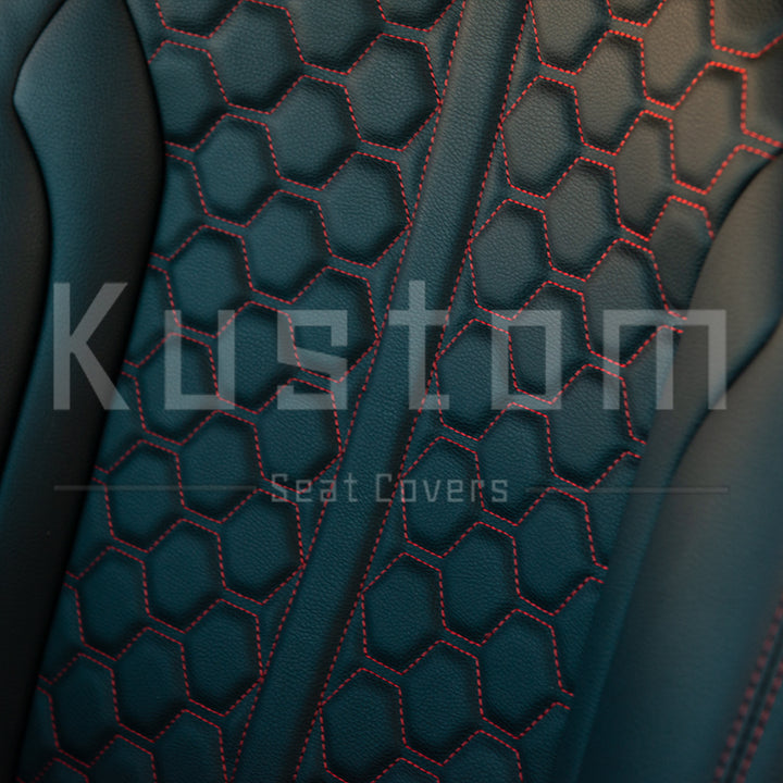 6th Gen Camaro Coupe Custom Leather Seat Covers
