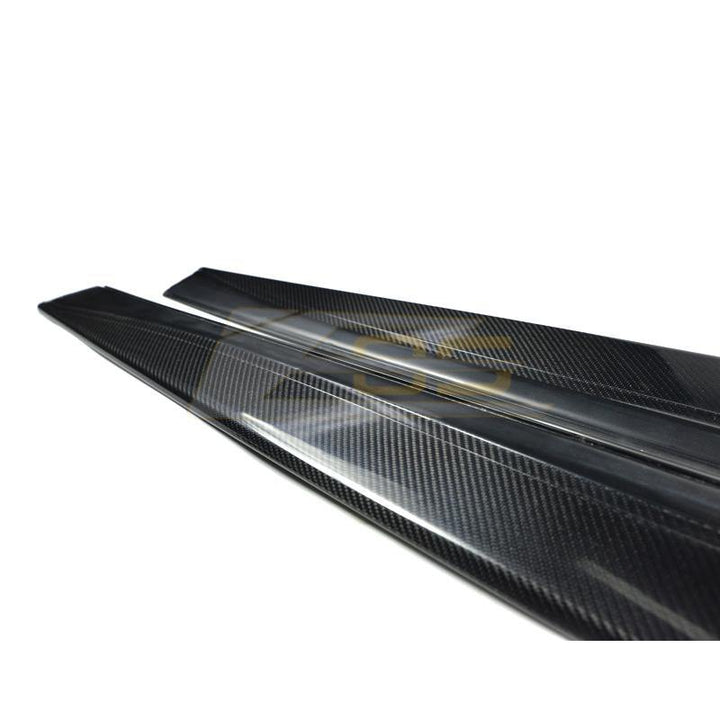 Carbon Fiber Front Splitter W/ Side Skirts | 14-Present BMW F82 M4 - ExtremeOnlineStore