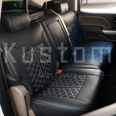 2014-18 Chevrolet Silverado Premium Custom Leather Seat Covers