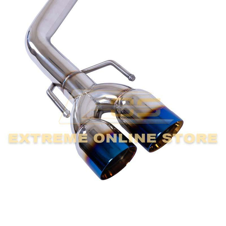 2015-Up Lexus RC200t 300 350 Muffler Delete Axle Back Quad Burnt Tips Exhaust - Extreme Online Store