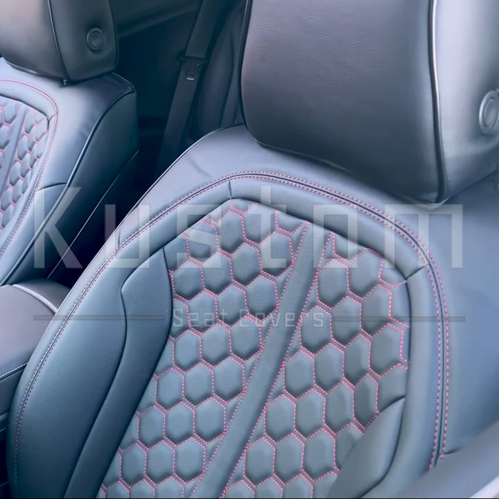6th Gen Camaro Coupe Custom Leather Seat Covers
