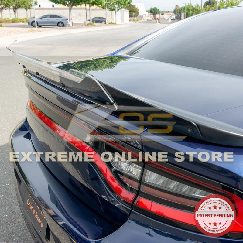 2015-Up Dodge Charger SRT8 Extended Wickerbill Rear Spoiler - Extreme Online Store