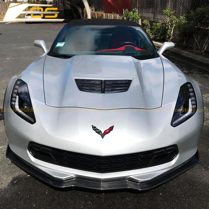 Corvette C7 Stage 2 / Stage 3 Front Splitter &amp; Side Skirts - Extreme Online Store