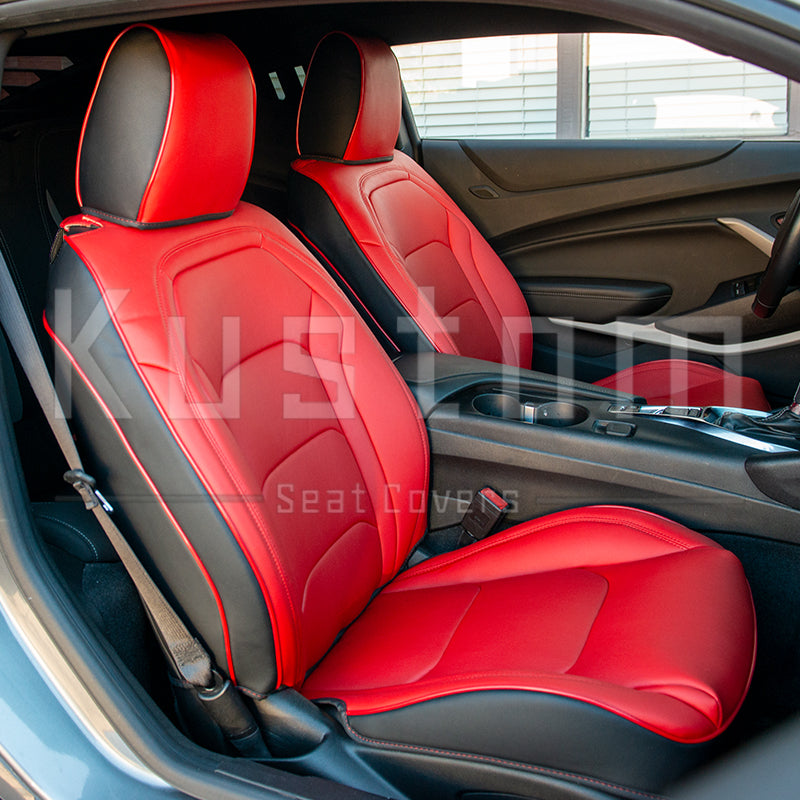 6th Gen Camaro Custom Premium Leather Seat Covers