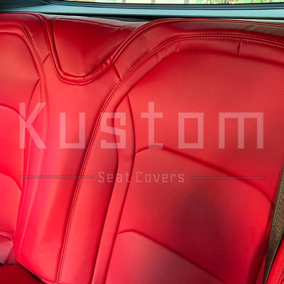 6th Gen Camaro Coupe Custom Leather Seat Covers