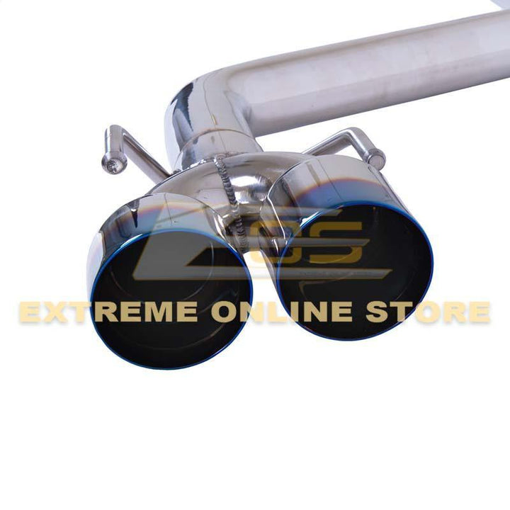2015-Up Lexus RC200t 300 350 Muffler Delete Axle Back Quad Burnt Tips Exhaust - Extreme Online Store