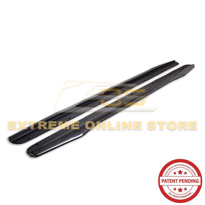 2009-14 Cadillac CTS-V Carbon Fiber Side Skirts - Extreme Online Store