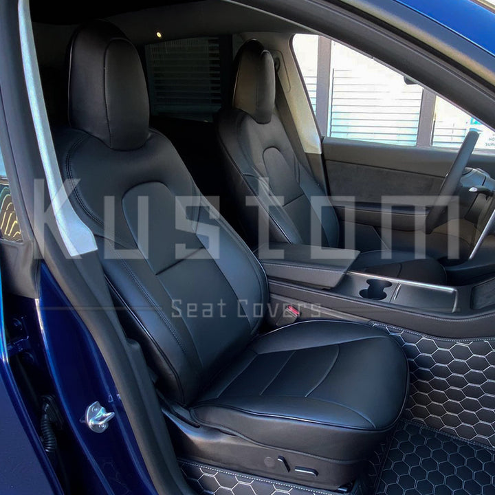 2020-Up Tesla Model Y Custom Leather Seat Covers