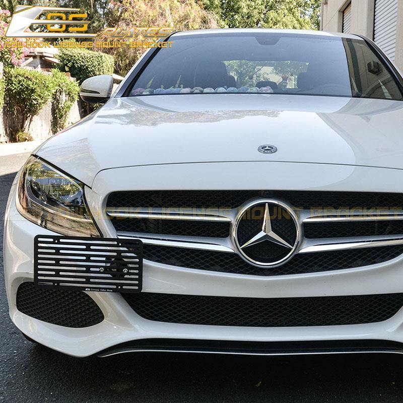 2015-Up Mercedes-Benz C-Class W205 Tow Hook License Plate Mount Bracket - Extreme Online Store