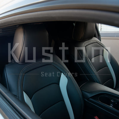 6th Gen Camaro Coupe Custom Premium Leather Seat Covers