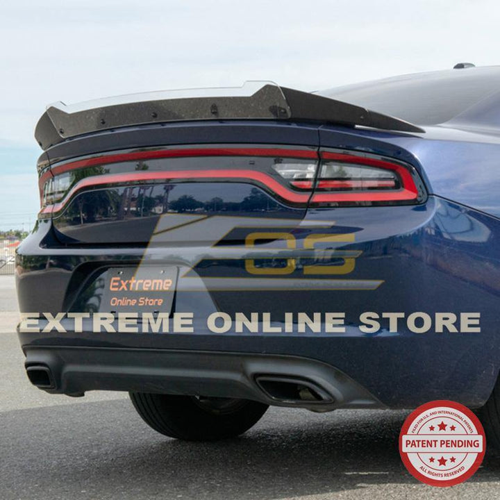 2015-Up Dodge Charger SRT8 Extended Wickerbill Rear Spoiler - Extreme Online Store