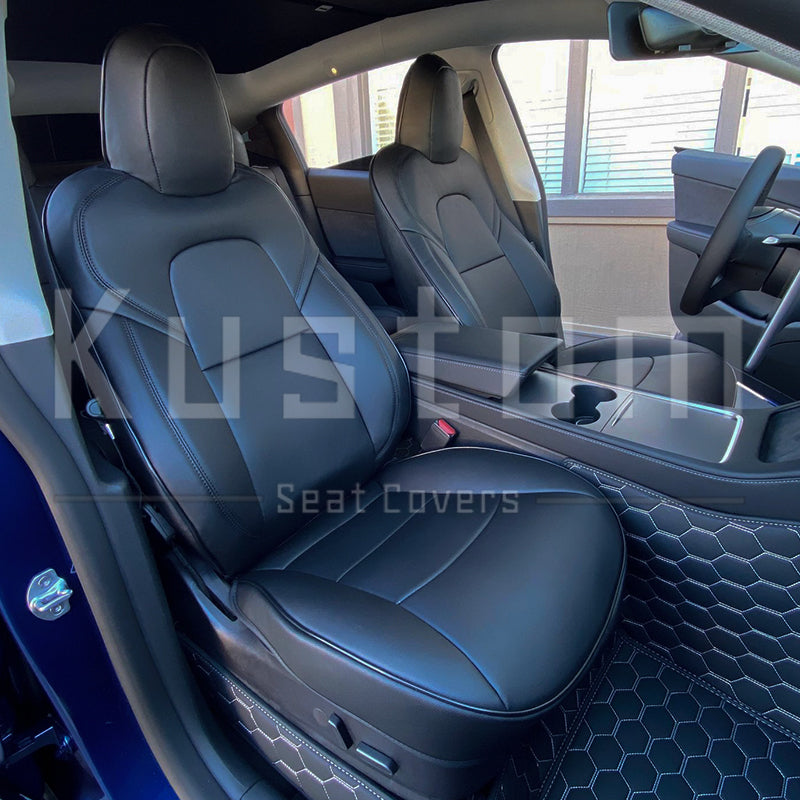 2020-Up Tesla Model Y Custom Leather Seat Covers