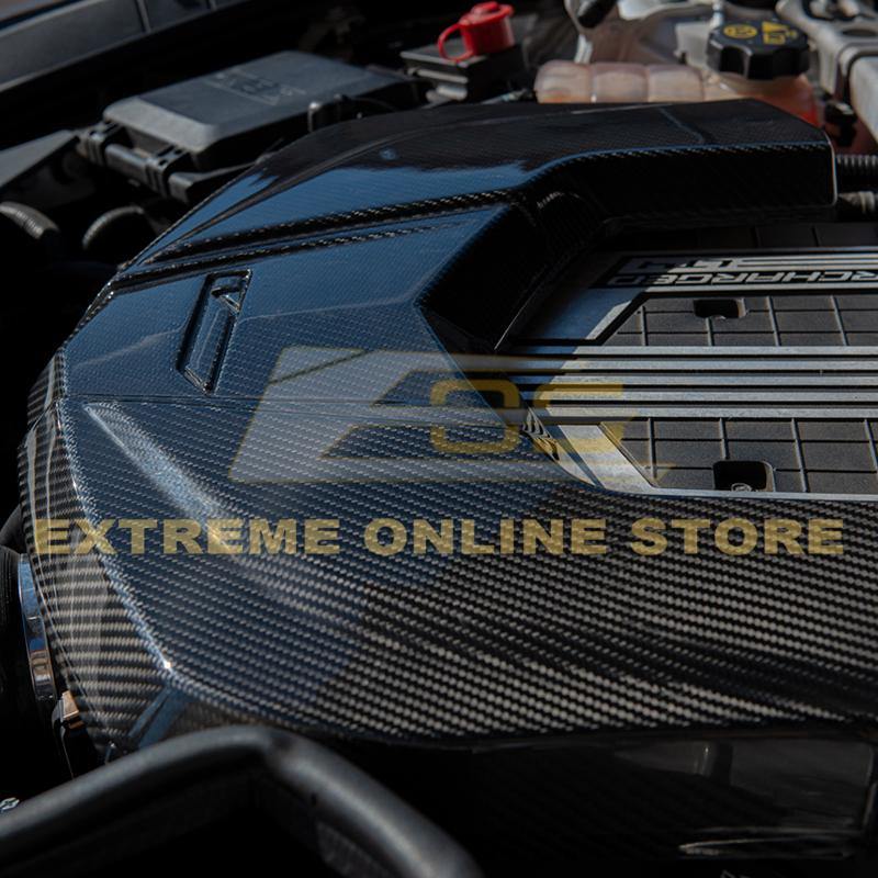2016-Up Cadillac CTS-V Carbon Fiber Front Engine Cover - Extreme Online Store