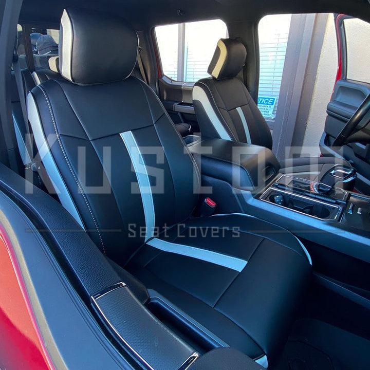 2015-21 Ford F-150 / F-250 Premium Custom Leather Seat Covers