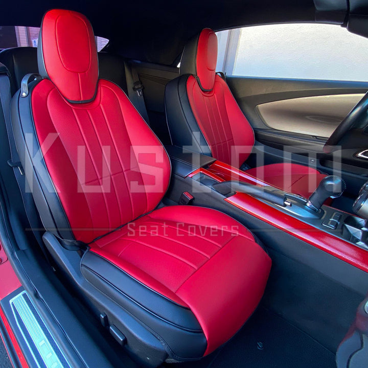 5th Gen Camaro Custom Leather Seat Covers