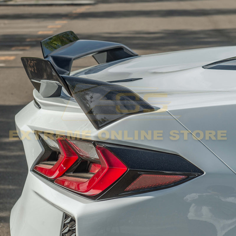 Corvette C8 Z51 Rear Trunk Spoiler Add-On Wicker Extension