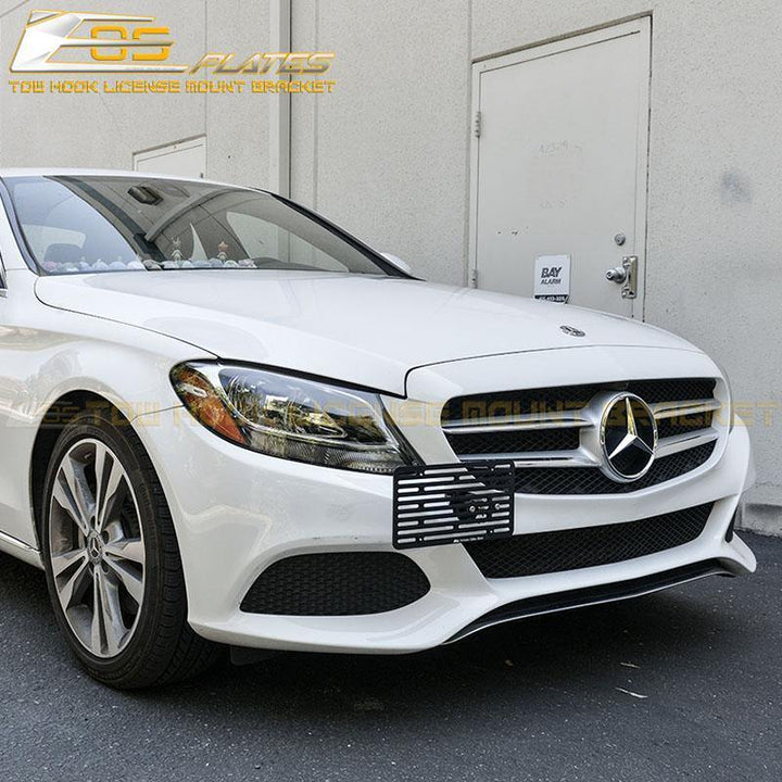 2015-Up Mercedes-Benz C-Class W205 Tow Hook License Plate Mount Bracket - Extreme Online Store