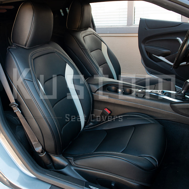 6th Gen Camaro Coupe Custom Leather Seat Covers
