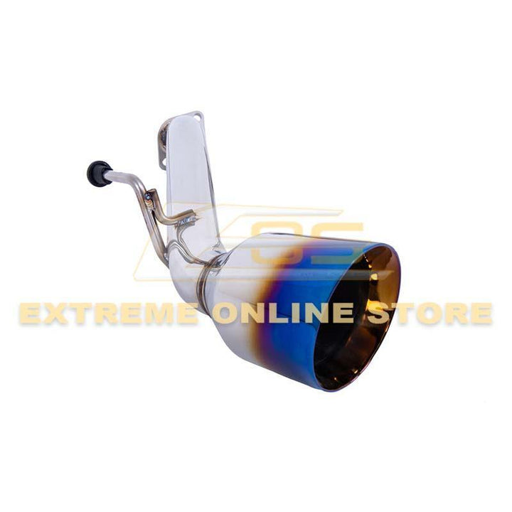 2017-Up Infiniti Q60 Muffler Delete Axle Back Dual Burnt Tips Exhaust - Extreme Online Store