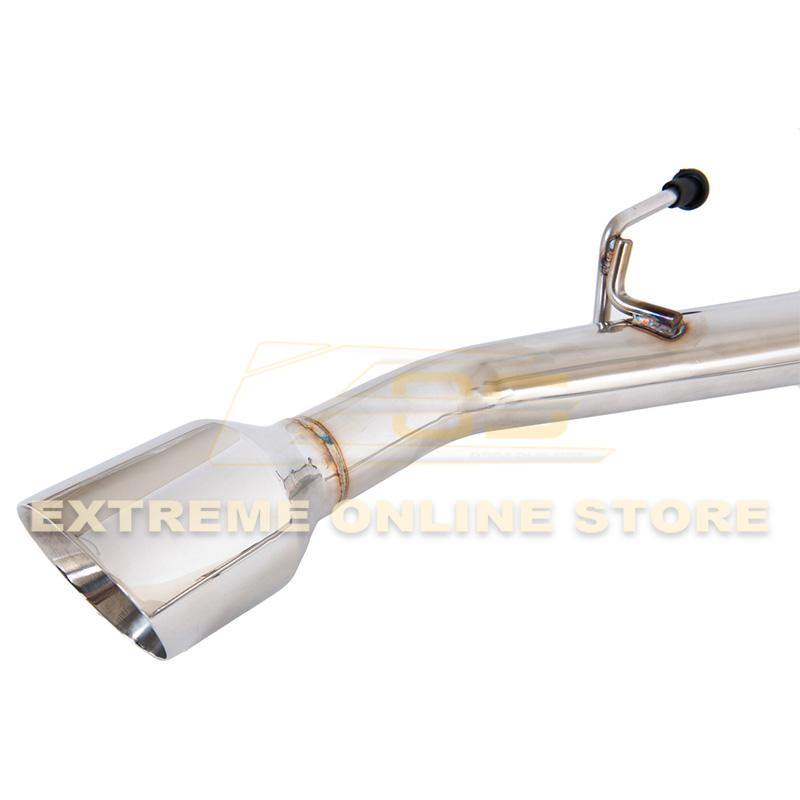 2014-Up Infiniti Q50 Muffler Delete Axle Back 4.5" Dual Tips Exhaust - Extreme Online Store