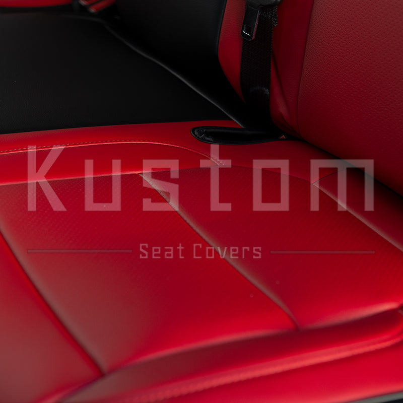 2019-Up Chevrolet Silverado Premium Custom Leather Seat Covers