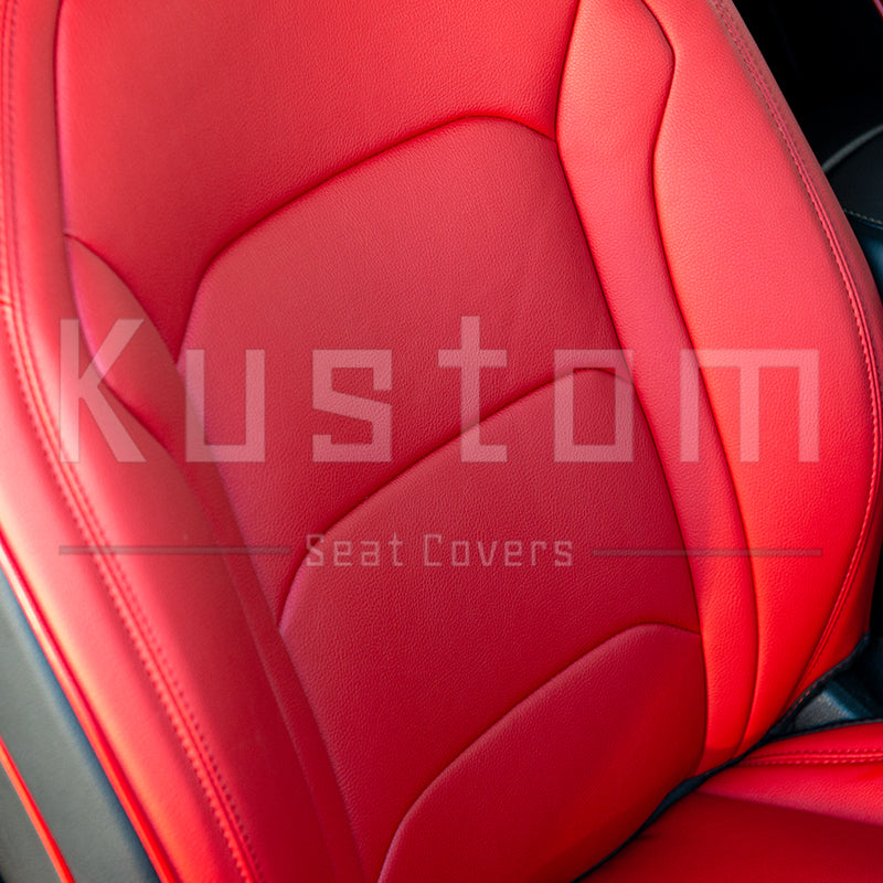 6th Gen Camaro Coupe Custom Leather Seat Covers
