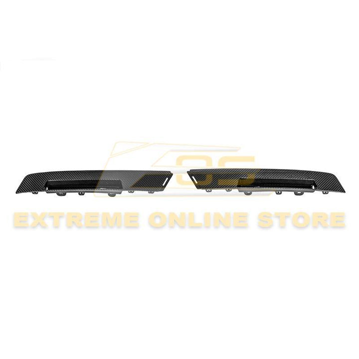2009-15 Cadillac CTS-V Coupe Carbon Fiber Rear Bumper Insert Covers - Extreme Online Store