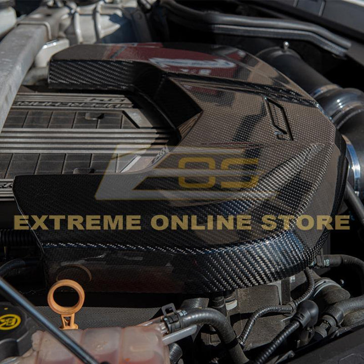 2016-Up Cadillac CTS-V Carbon Fiber Front Engine Cover - Extreme Online Store