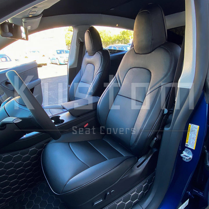 2020-Up Tesla Model Y Custom Leather Seat Covers