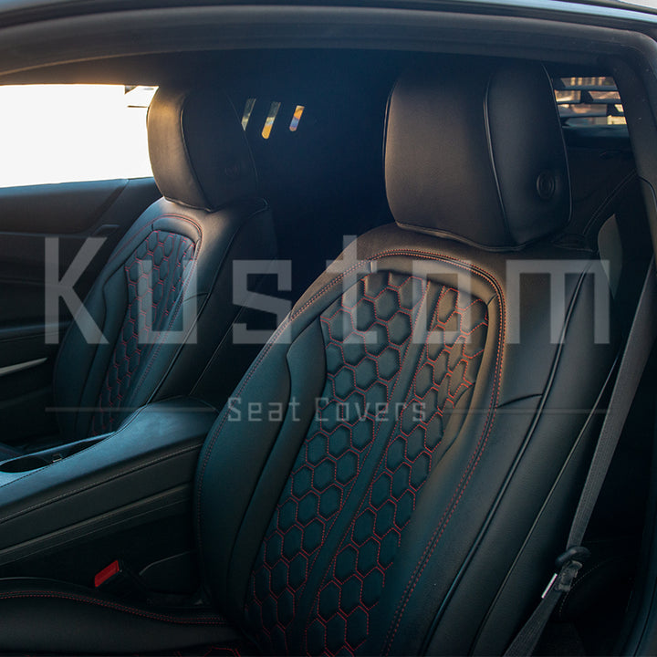 6th Gen Camaro Coupe Custom Leather Seat Covers