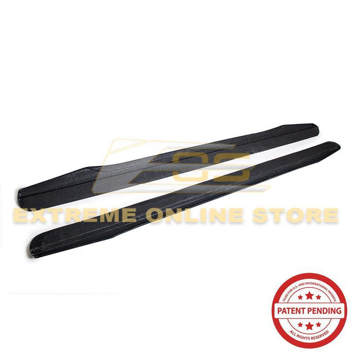 2009-14 Cadillac CTS-V Carbon Fiber Side Skirts - Extreme Online Store