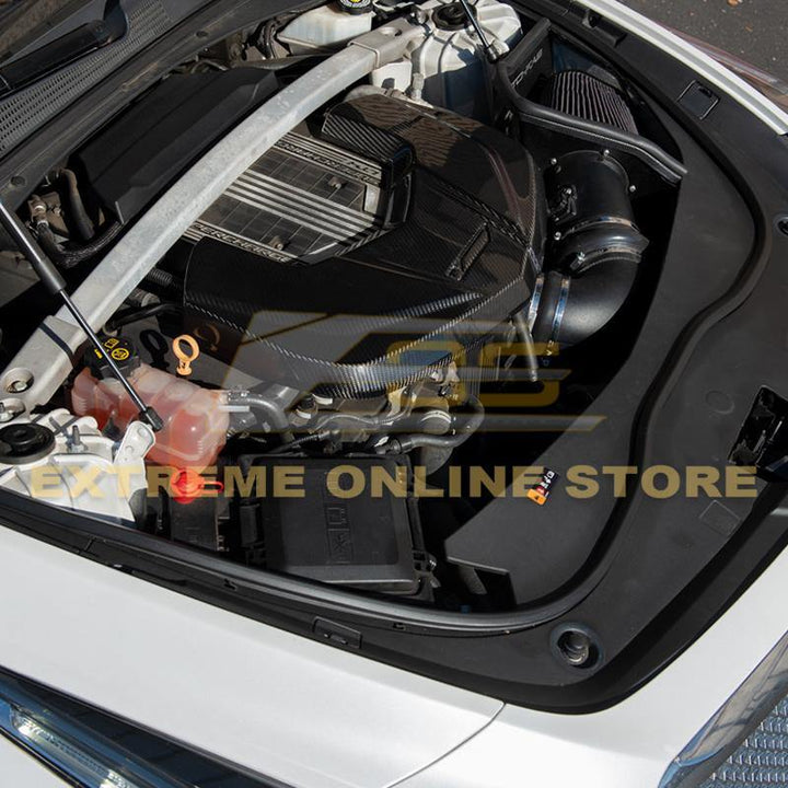 2016-Up Cadillac CTS-V Carbon Fiber Front Engine Cover - Extreme Online Store