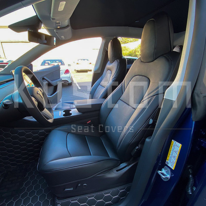 2020-Up Tesla Model Y Custom Leather Seat Covers