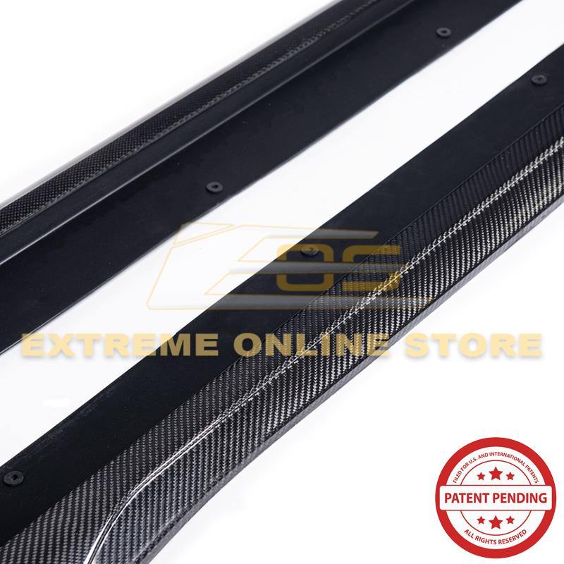 2009-14 Cadillac CTS-V Carbon Fiber Side Skirts - Extreme Online Store