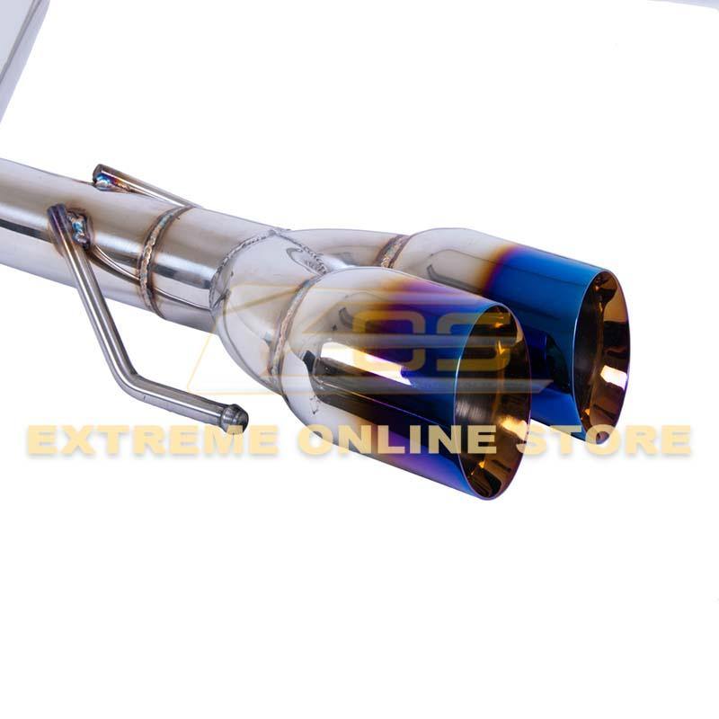 2015-Up Lexus RC200t 300 350 Muffler Delete Axle Back Quad Burnt Tips Exhaust - Extreme Online Store