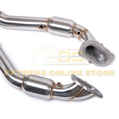 Corvette C7 6.2L 3" Stainless Steel High Flow Cats Connection Downpipe - Extreme Online Store