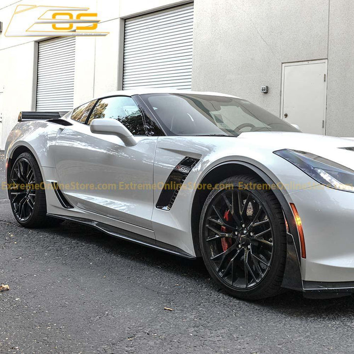 Corvette C7 Stage 2 / 3 Front Splitter &amp; Side Skirts - ExtremeOnlineStore