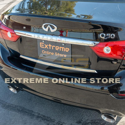 2014-Up Infiniti Q50 Muffler Delete Axle Back 4.5" Dual Tips Exhaust - Extreme Online Store