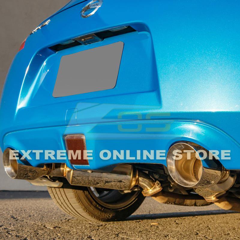 2009-Up Nissan 370Z Z34 Stainless Steel Axle Back 4.5" Dual Tips Exhaust - Extreme Online Store