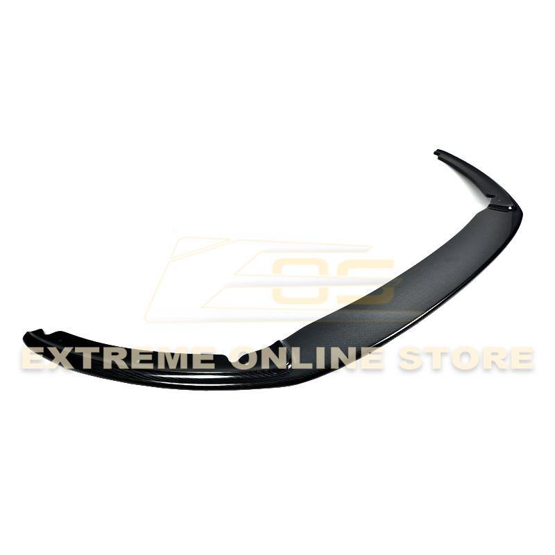 13-14 Ford Focus ST Carbon Fiber / Primer Black Front Splitter Lip - Extreme Online Store