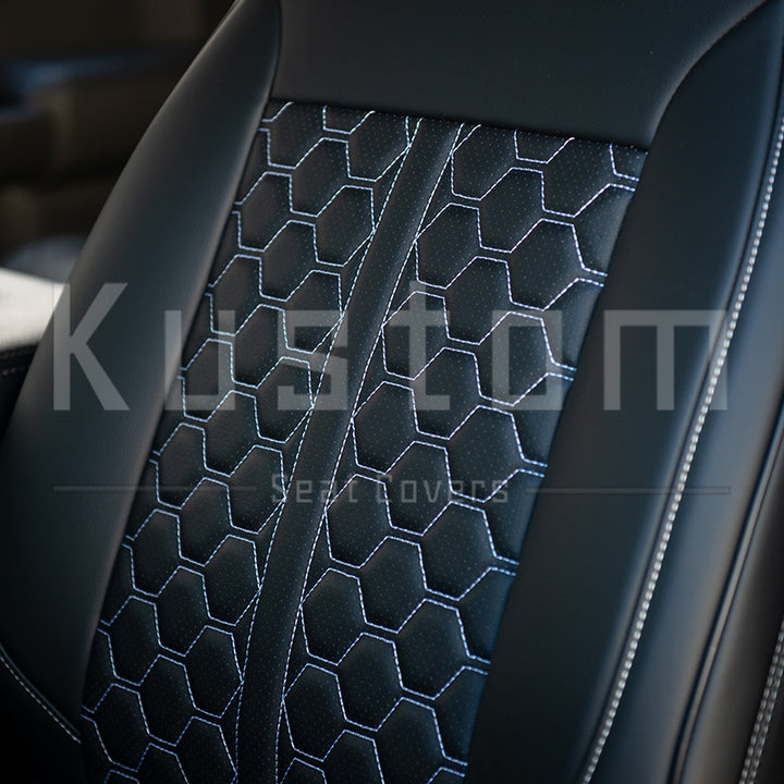 2019-Up Chevrolet Silverado Premium Custom Leather Seat Covers