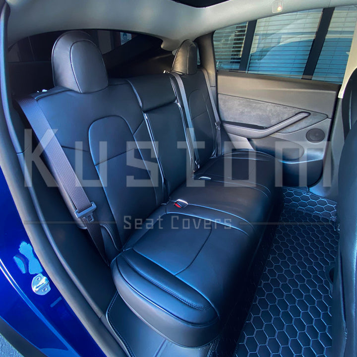 2020-Up Tesla Model Y Custom Leather Seat Covers