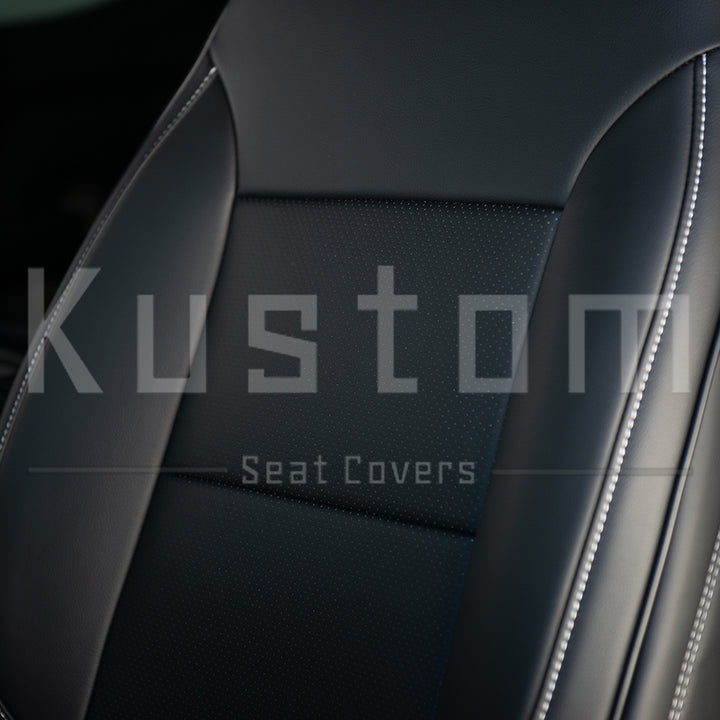2019-Up Chevrolet Silverado Premium Custom Leather Seat Covers