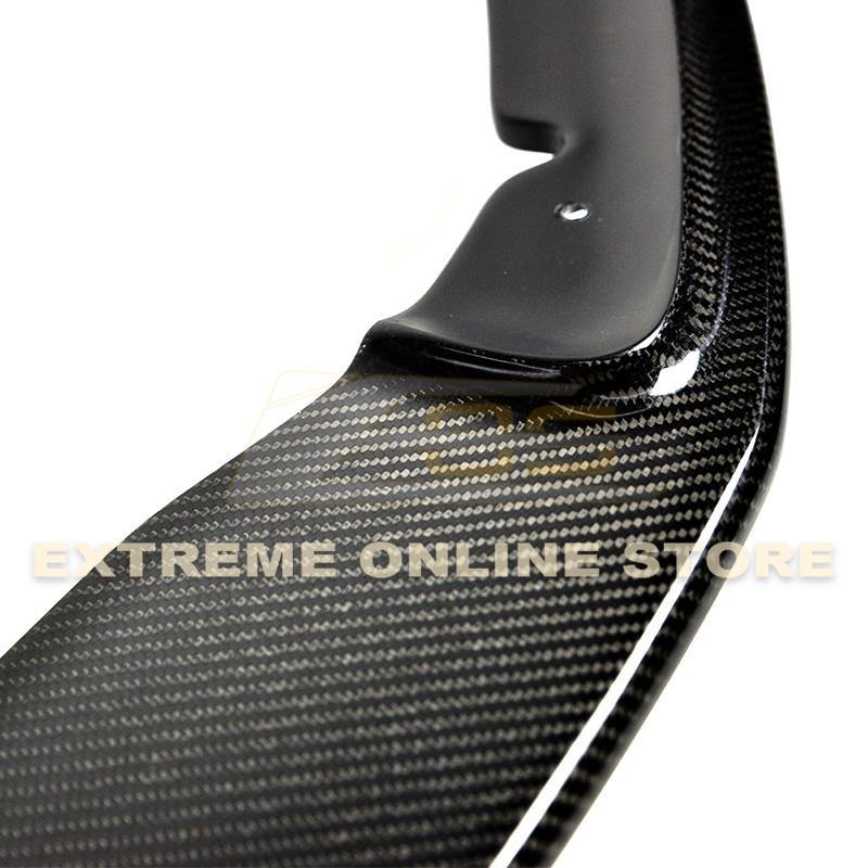 13-14 Ford Focus ST Carbon Fiber / Primer Black Front Splitter Lip - Extreme Online Store