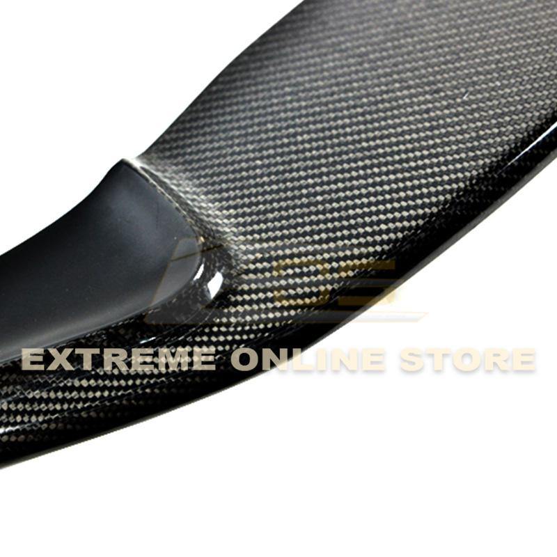 13-14 Ford Focus ST Carbon Fiber / Primer Black Front Splitter Lip - Extreme Online Store